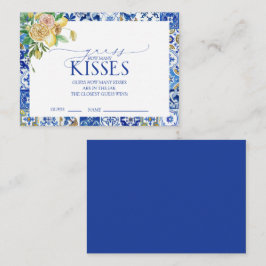 Tarjeta De Recepción Elegante juego mediterráneo de ducha de novia con 