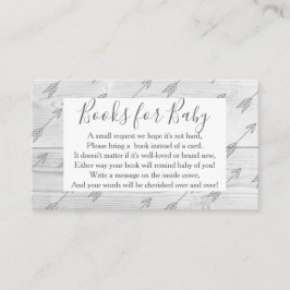 Tarjeta De Recepción Elegante libro rústico de maderas y anguilas grise