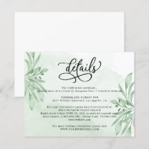 Elegante Moody Eucalyptus Greenery Boda Detalles