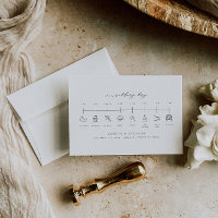 Elegante Orden De Eventos De Boda