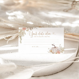 Tarjeta De Recepción Elegante otoño Ideas de la noche de la fecha. Aloj