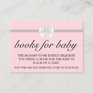 Tarjeta De Recepción Elegante pedido de Baby Shower de Glam Tiffany