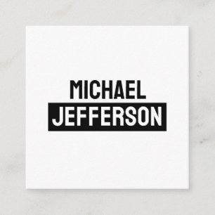 Tarjeta De Recepción Elegante Personalizado personalizado blanco negro