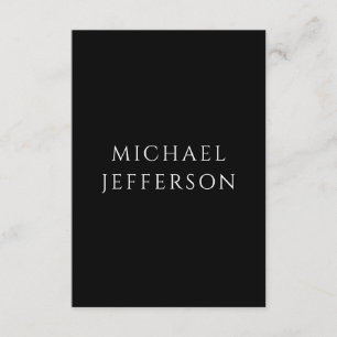 Tarjeta De Recepción Elegante Plano Negro Blanco Personalizado