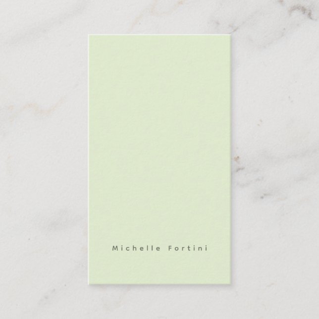 Tarjeta De Recepción Elegante Plano Simple Minimalista (Anverso)