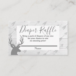 Tarjeta De Recepción Elegante Rústica Madera y Antillas de venado Diape