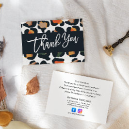 Tarjeta De Recepción Elegante Safari Gracias por tu compra