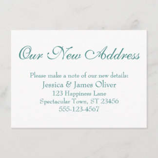 Tarjeta De Recepción Elegante simple Nuestra nueva luz de dirección Ver