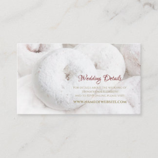 Tarjeta De Recepción Elegante sitio web de bodas Respuesta a Ethereal D