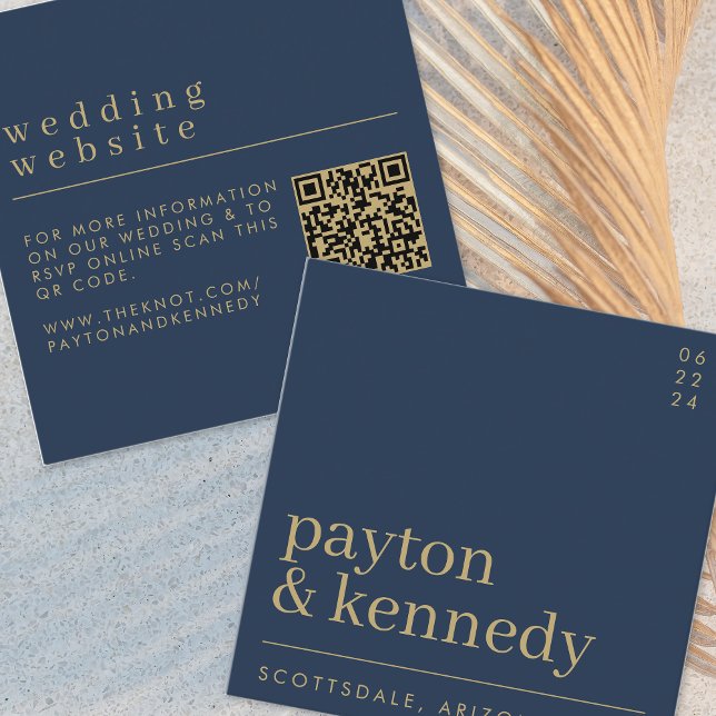 Tarjeta De Recepción Elegante sitio web simple y elegante Boda RSVP Mod (Subido por el creador)
