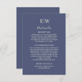 Tarjeta De Recepción Elegante y sencillo atardecer futuro con Boda mono