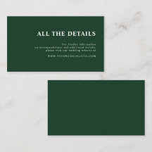 Elegante y simple detalles de la boda de otoño ver