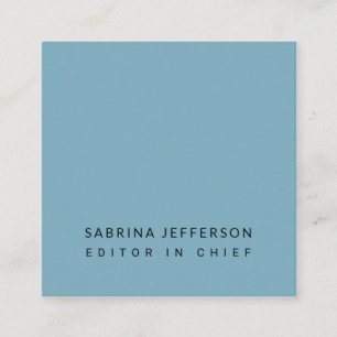 Tarjeta De Recepción Elegante y único estilo sencillo azul claro Minima