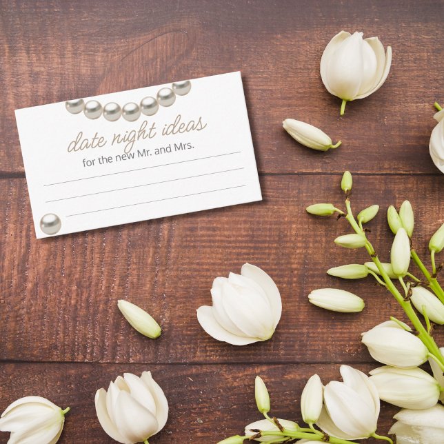 Tarjeta De Recepción Elegantes ideas nocturnas de Pearl Date (Subido por el creador)