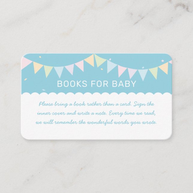Tarjeta De Recepción Elegantes Libros De Baby Shower De Alpaca Llama Pa (Anverso)