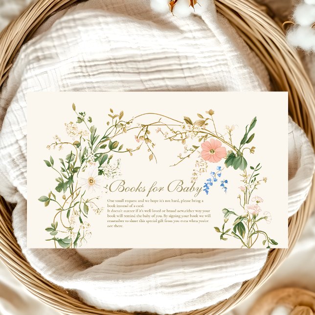 Tarjeta De Recepción Elegantes libros de Baby Shower de Woodland para b (Subido por el creador)