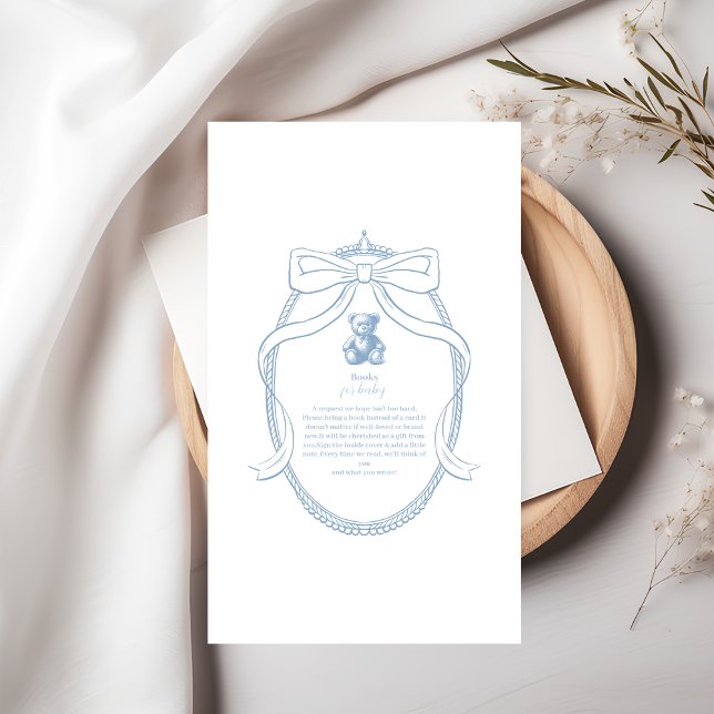 Tarjeta De Recepción Elegantes libros de osito de peluche franceses par (Subido por el creador)