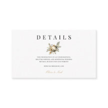 Elegantes Navidades Floral Winter Details