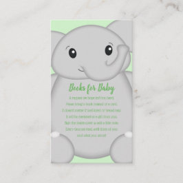 Tarjeta De Recepción Elephant Baby Shower Safari