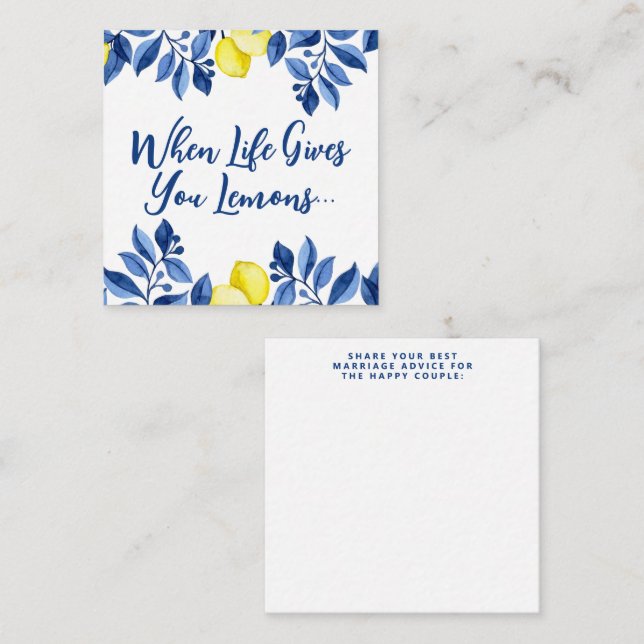 Tarjeta De Recepción Ella Encontró su Gran Amor Despedida de Soltera  (Anverso / Reverso)