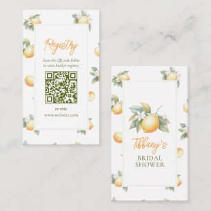 Tarjeta De Recepción Ella Encontró Su Registro de Boda de Main Squeeze