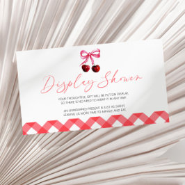 Tarjeta De Recepción Ella es la ducha de pantalla de Baby Shower más im