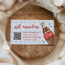Tarjeta De Recepción Ella Está Lista para Salir Regalo de Código QR de 