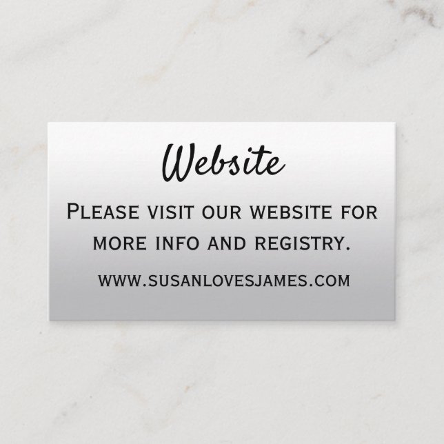 Tarjeta De Recepción Ellos Serán Uno (Anverso)