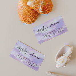 Tarjeta De Recepción En la nube 9, la ducha de visualización