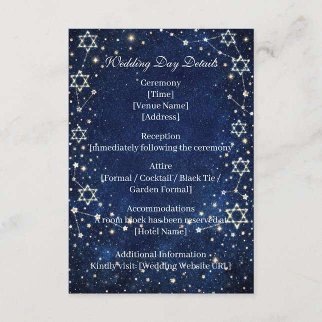 Tarjeta De Recepción Enclosure Card (Anverso)