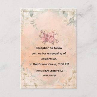 Tarjeta De Recepción Enclosure Card