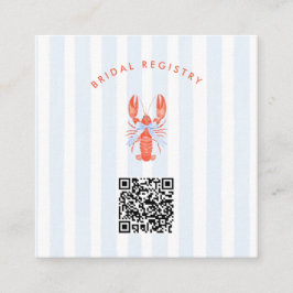 Tarjeta De Recepción Encontró Su Ducha De Bridal De Squeeze Maine