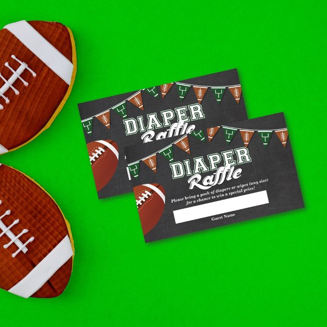 Tarjeta De Recepción Entradas de Baby Shower Diaper Raffle (Subido por el creador)