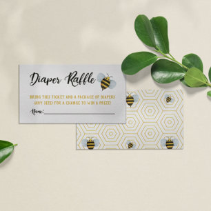 Tarjeta De Recepción Entradas de baratijas para el pañal de la abeja ac