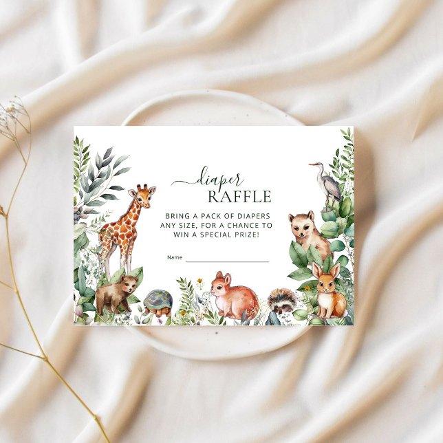 Tarjeta De Recepción Entradas de pañales de madera para animales de par (Subido por el creador)