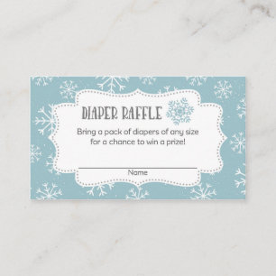 Tarjeta De Recepción Entradas de papel Baby Shower para gofre de nieve 