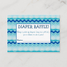 Tarjeta De Recepción Entradas de Surf 'N Sun Diaper Raffle