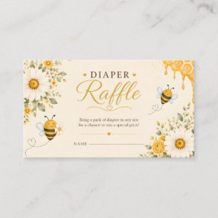 Tarjeta De Recepción Entradas para el Sorteo de Pañales de Sweet Honey