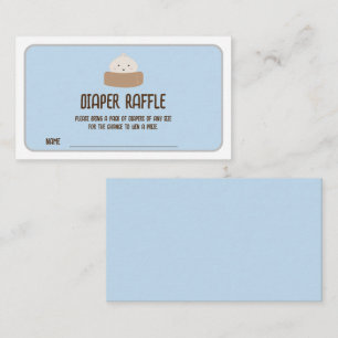 Tarjeta De Recepción Entradas para el sorteo de pañales Pequeño Dumplin