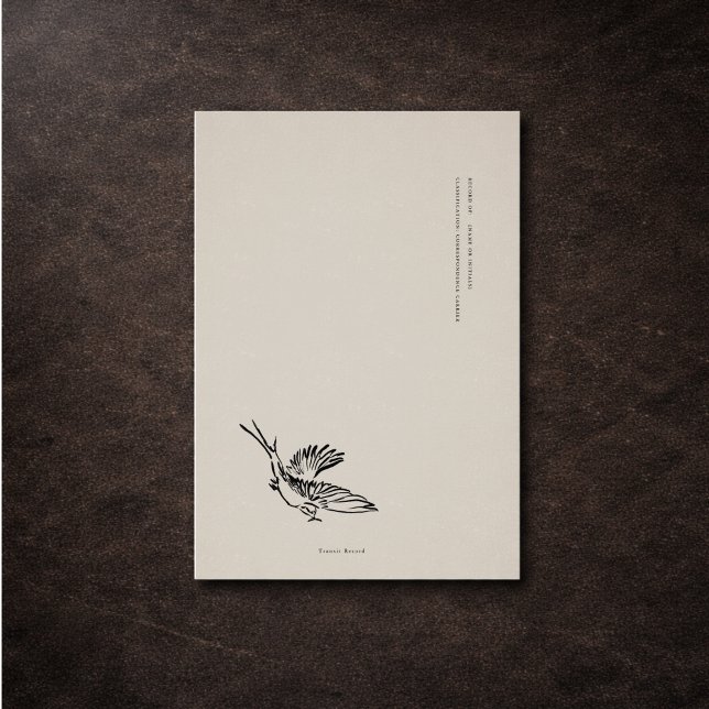 Tarjeta De Recepción Envelope Insert Enclosure Card- Dark Academia  (Subido por el creador)