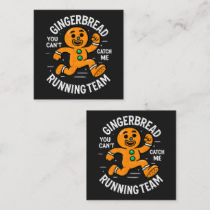 Tarjeta De Recepción Equipo de Carrera de Pan de Jengibre