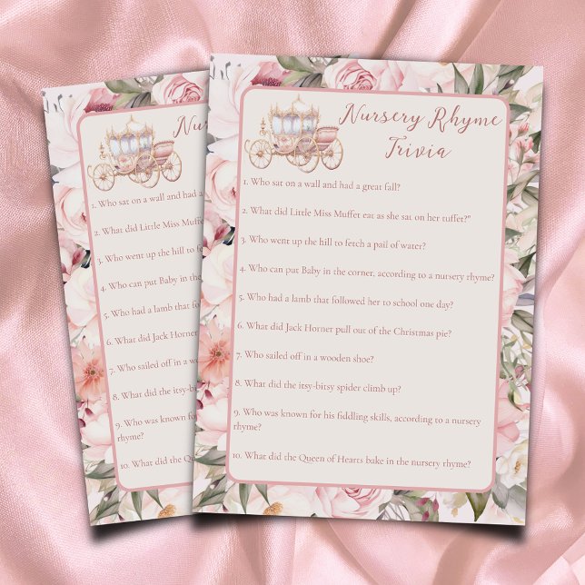 Tarjeta De Recepción Érase una vez la rima de las enfermeras triviales  (Subido por el creador)