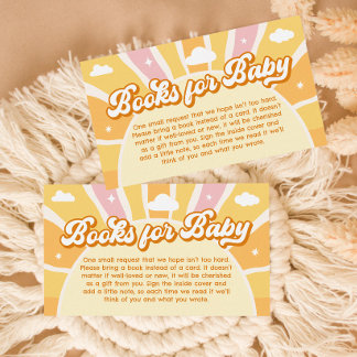 Tarjeta De Recepción Eres mi libro de Baby Shower para bebés.