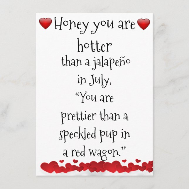 Tarjeta De Recepción Eres un bebé caliente (Anverso)