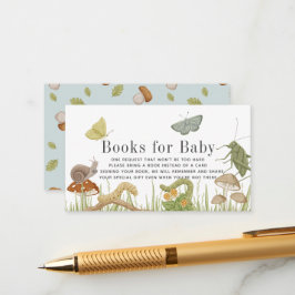 Tarjeta De Recepción Error Inspira la solicitud de libro de Baby Shower