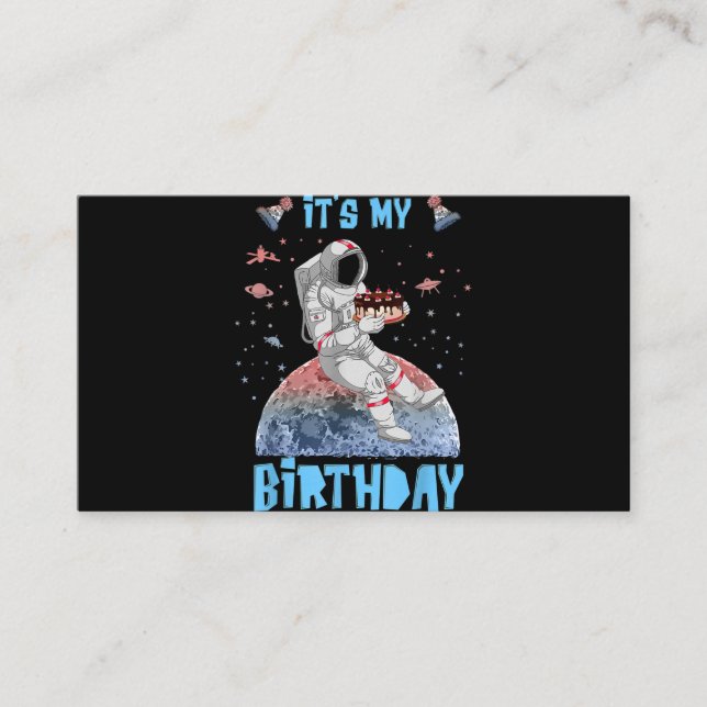 Tarjeta De Recepción Es mi Astronauta Astronauta Jóvenes niños en el es (Anverso)
