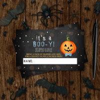 ¡Es un Boo-y! Pequeña Baby Shower de Halloween de 