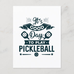 Tarjeta De Recepción Es un buen día para jugar Pickleball