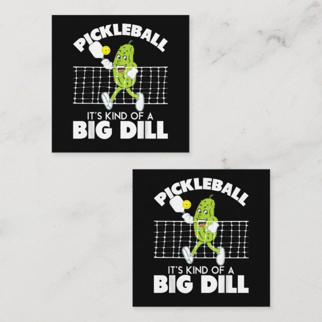 Tarjeta De Recepción Es un gran Dill - Paleta de Pickleball Divertida (Anverso / Reverso)