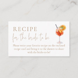 Tarjeta De Recepción Esa es la receta de Amore Shower para que la novia